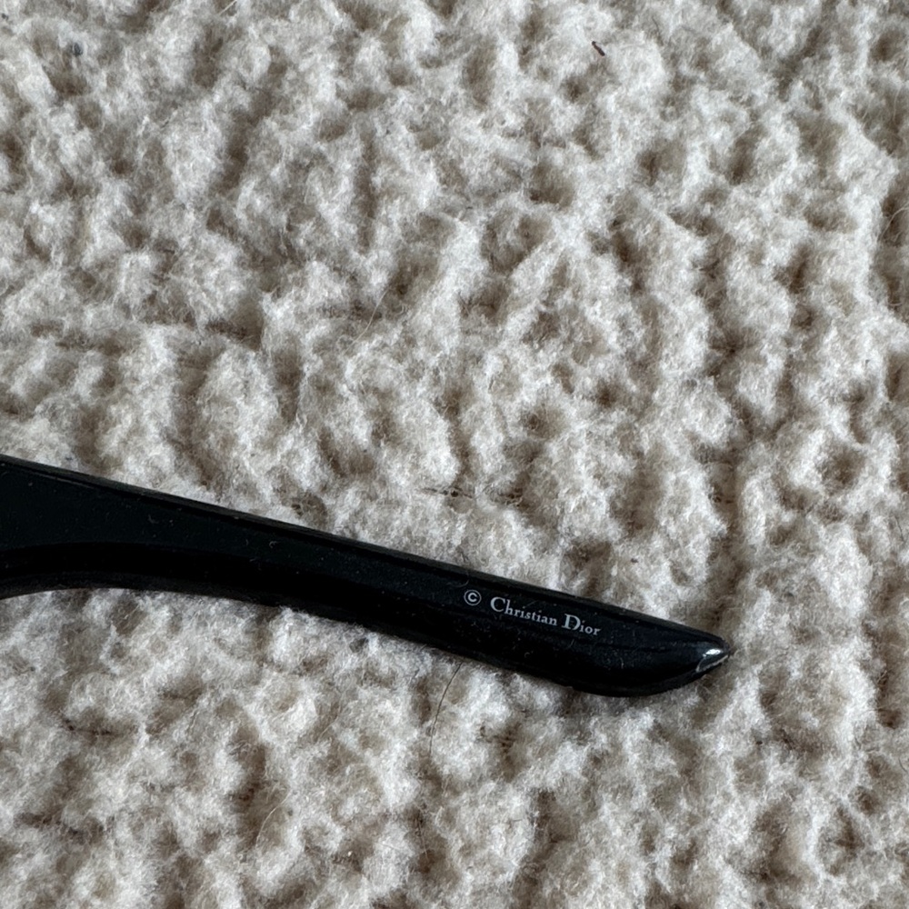 Dior Black Shield Sunglasses with Dark Smoke Lenses - Picture 3 of 6